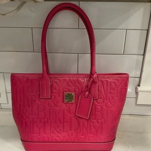 **OPEN TO GOOD OFFERS** DOONEY AND BOURKE PINK RETRO EMBOSSED PURSE PINK